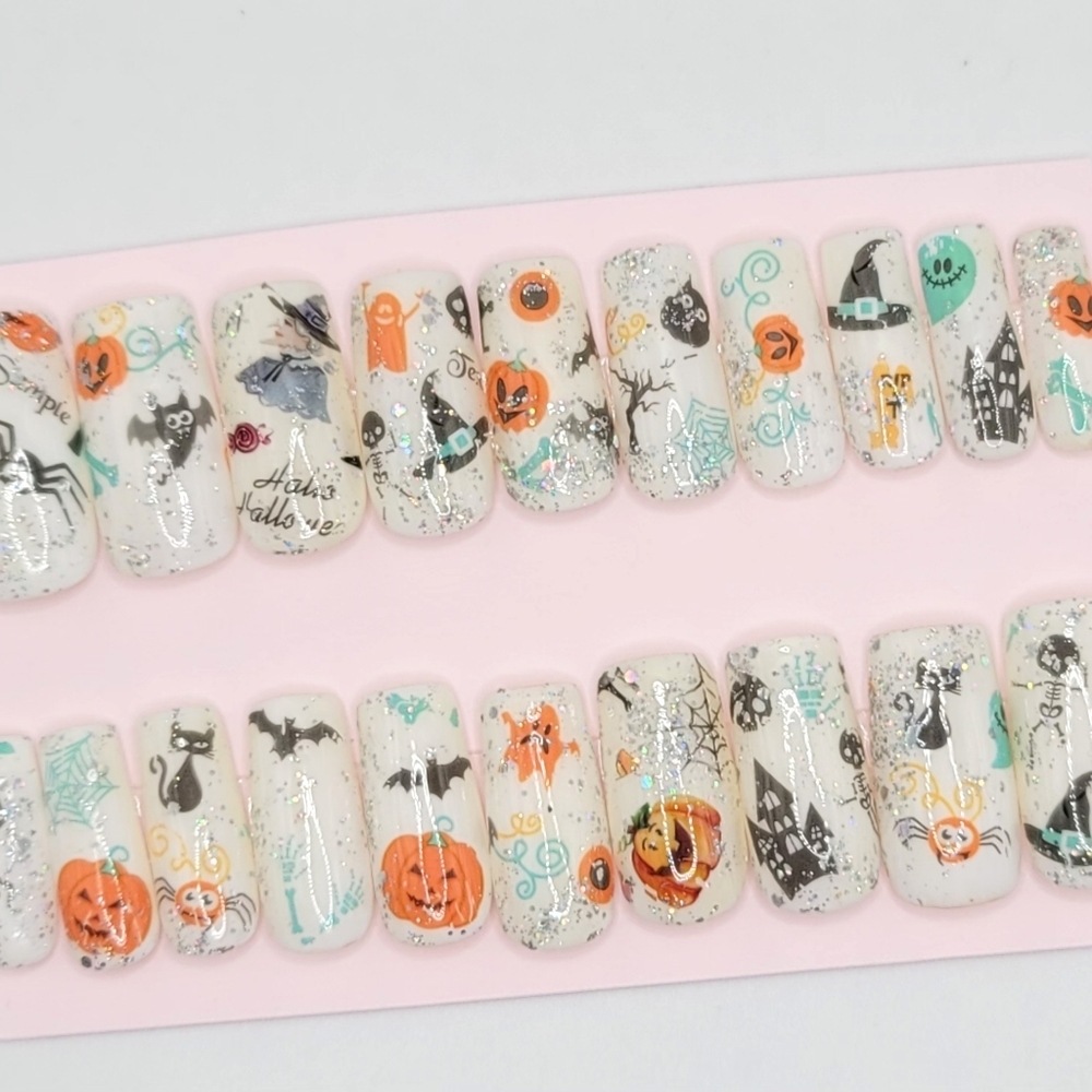 Halloween press on nails